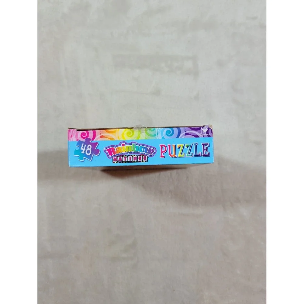 Lisa Frank Rainbow Matinee 48 Piece Jigsaw Puzzle Cardinal Puppy Kitten 97832